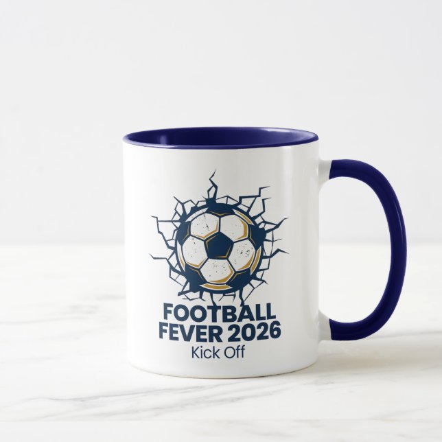 Mug Football Fever 2026 Kick Off Soccer  (Droite)