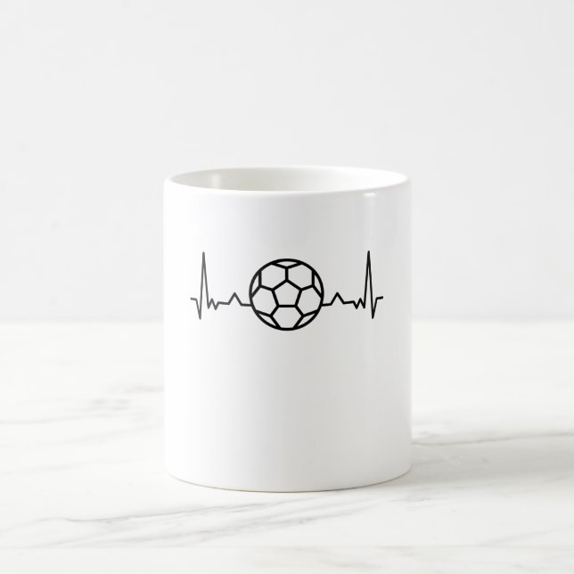 Mug Football Heartbeat Soccer (Centre)