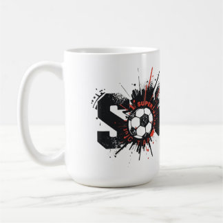 Mug Football Is Life – Typographie Moderne de Football