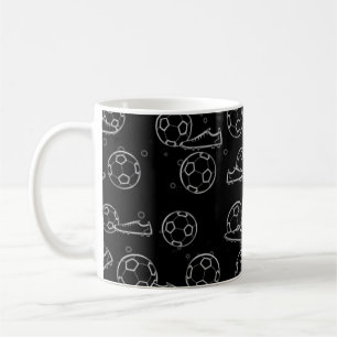 Mug Football / Soccer - Ballons & Bottes Motif sans co