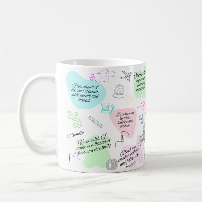 Mug for sewing crafters (Gauche)