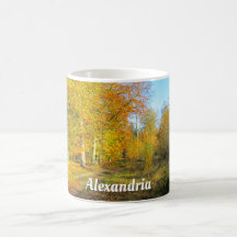 Forêt d'automne ensoleillée - Personnalisée