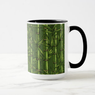 Mug Forêt de bambou en vert