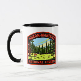 Mug Forêt de la nation Huron Manistee Michigan