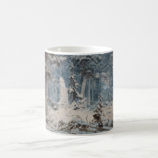 Mug Forêt de neige (par Andreas Achenbach) (Centre)