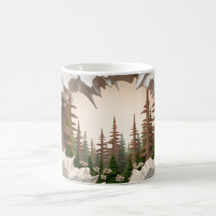 Mug Forêt de sébois 3D