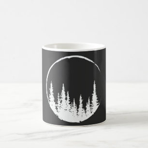 Mug Forêt Florale Arbre Arbre Aimant Forêt Arbre