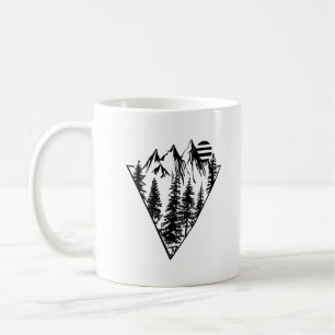 Mug Forêt minime de pins paysagers
