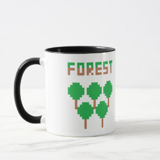 Mug Forêt Pixelisée
