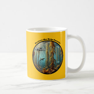Mug Forêt sous-marine de Kelp avec poisson et homard U