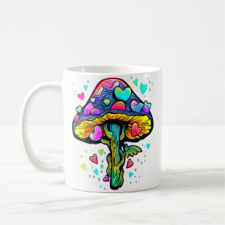 Mug Forêt Tripante Art Edm Champignon Amoureux de la M