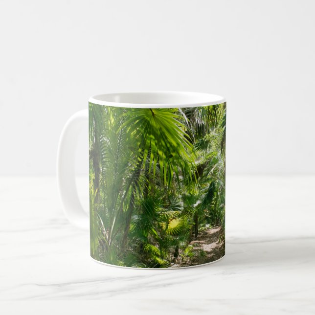 Mug Forêt | Tropical Rainforest Tulum Mexique (Devant gauche)