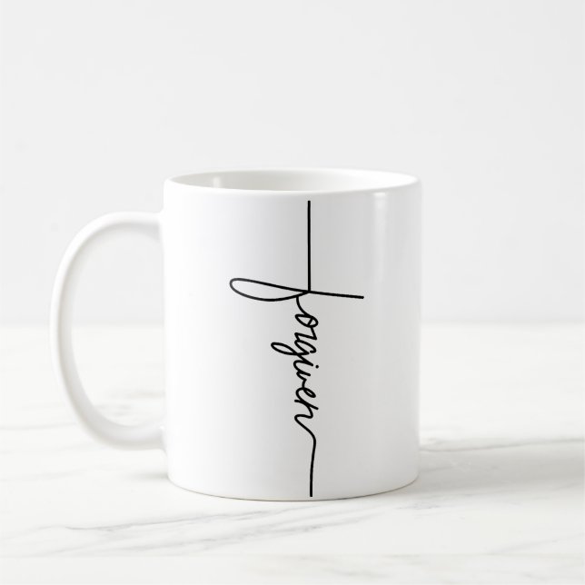Mug Forgiven Jesus Christian Inspirational Men Wo Yout (Gauche)
