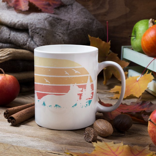 Mug Formateur Amoureux des chiens Retro Styled (Créateur téléchargé)