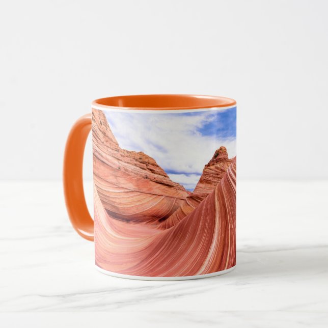 Mug Formation de Wave Sandstone Rock (Devant gauche)