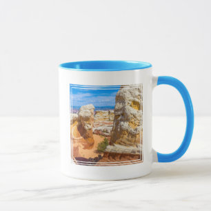 Mug Formations rocheuses de la falaise vermillon
