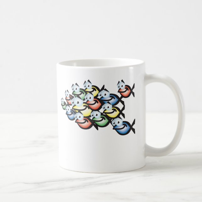 Mug forme chrétienne de poissons (Droite)