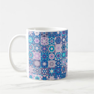 Mug Formes et fleurs géométriques Abstraites, PA sans