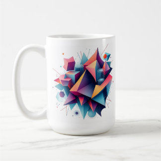 Mug Formes géométriques Abstraites futuristes avec Gra