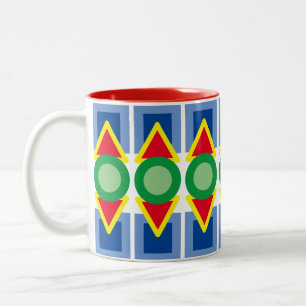 Mug - Formes géométriques colorées