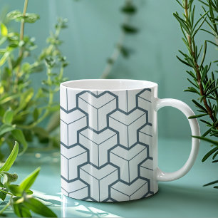 Mug Formes géométriques Motif transparent