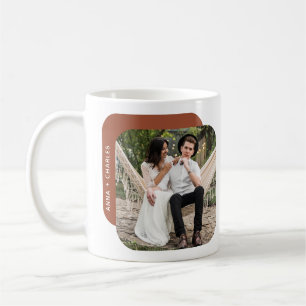Mug Formes modernes nouvellement mariée Deux Mariages