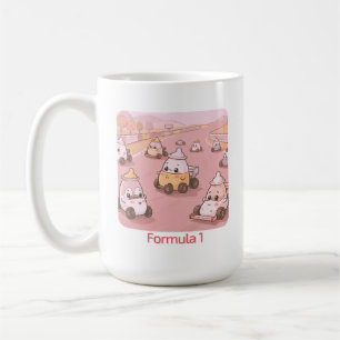 Mug Formule 1 Biberon Voiture de Course Mignon Dessin 