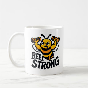 Mug Forte mascotte de conditionnement physique des abe