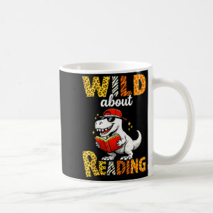 Mug Fou de lecture de livres sur les dinosaures pour g