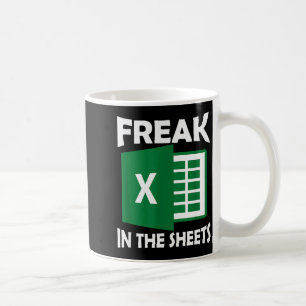 Mug Fou furieux dans les draps, comptable feuille de c