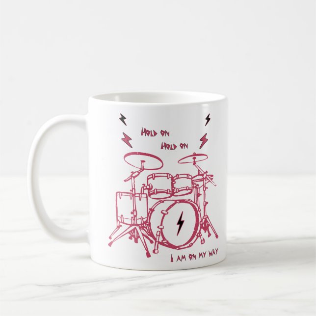 Mug Foudre rythmique : En route Drum Art Tri-Blend S (Gauche)
