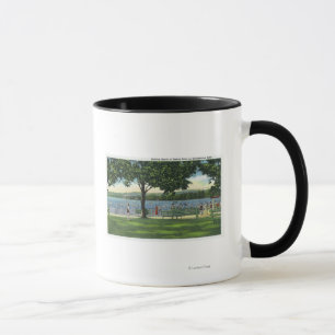 Mug Foules à la plage et au parc sur Chautauqua