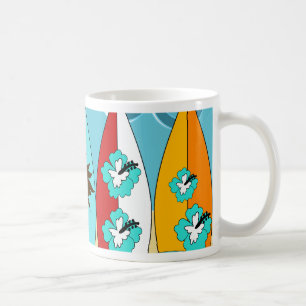 Mug Fourgons hippies surfants sans valeur de plage de