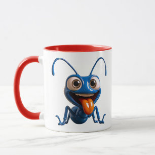 Mug Fourmi bleue amusante