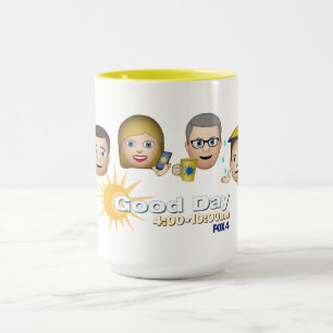 Mug FOX 4 Musique de café Emoji du bon jour