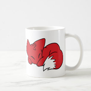 Mug Fox courbé de sommeil