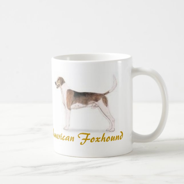 Mug Fox-hound américain, amoureux des chiens en (Droite)
