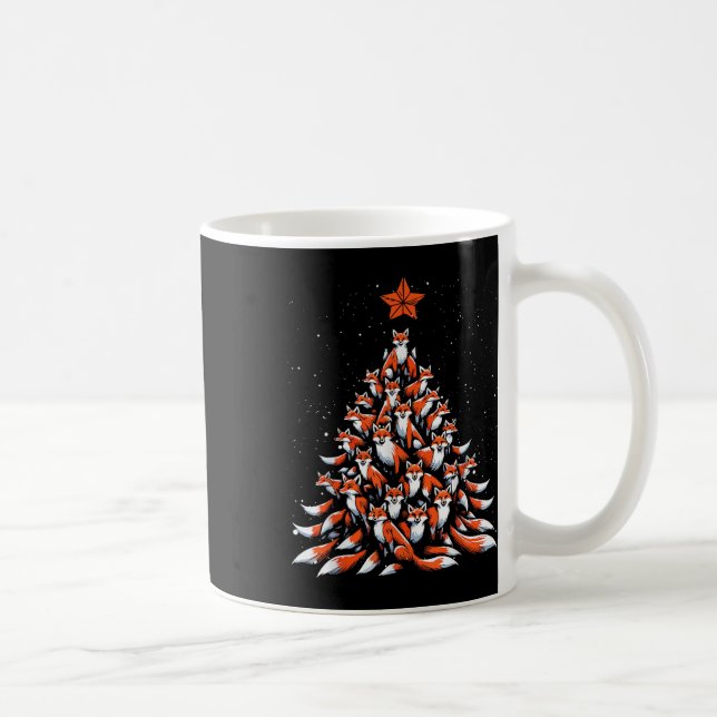 Mug Fox Noël Arbre Fox Noël Arbre de Noël (Droite)
