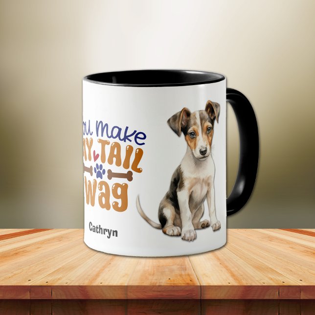 Mug Fox Terrier Puppy Vous Faites Mon Baguette (Créateur téléchargé)