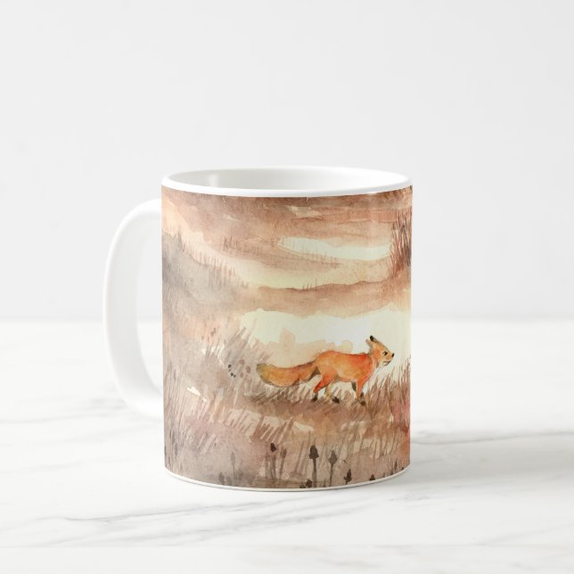 Mug Fox Traversant le terrain (Devant gauche)
