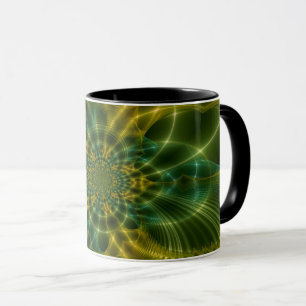 Mug Fractage clair - Vert et Jaune