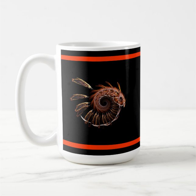 Mug Fractal Firebird (Gauche)