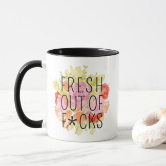 Mug Frais À Partir De Café Ou Thé De F*cks
