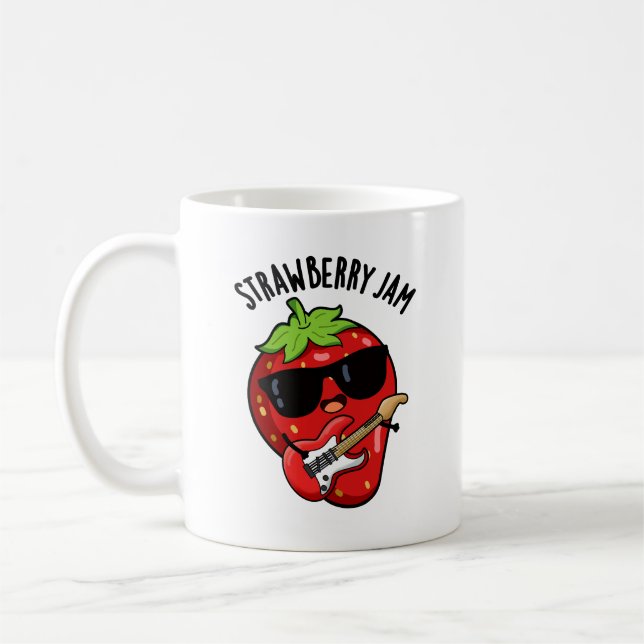 Mug Fraise confiture Funky Fruit Pun (Gauche)