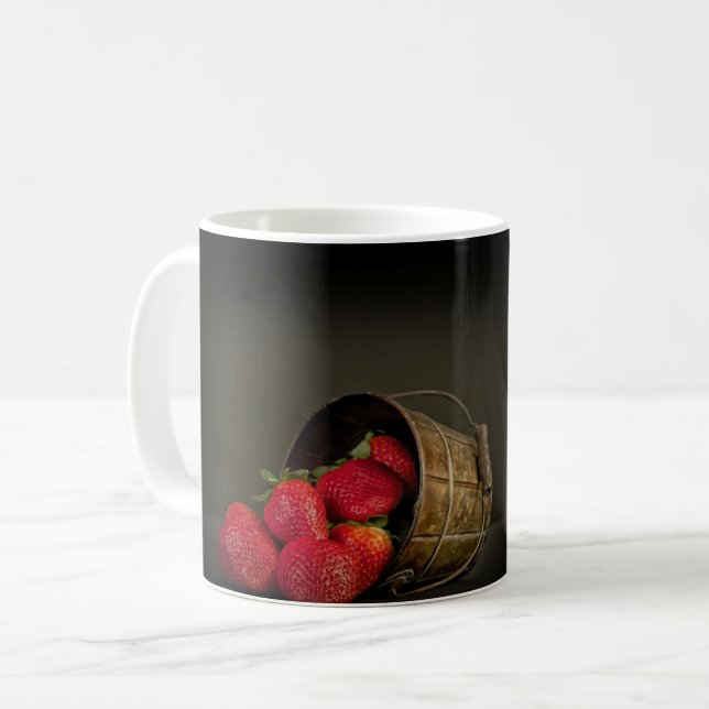 Mug Fraise dans le pot (Devant gauche)