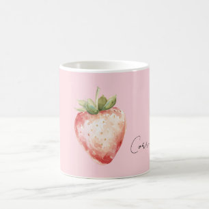 Mug Fraise Rose