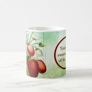Mug Fraises Le Plus Doux Choisir Citation Romantique
