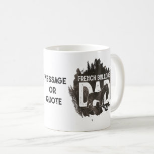 Mug Français Bulldog Fête des pères Amoureux des chien