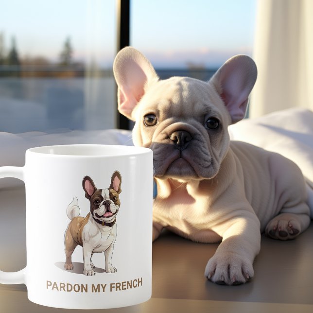 Mug Français Bulldog Funny Personnalisé (Créateur téléchargé)