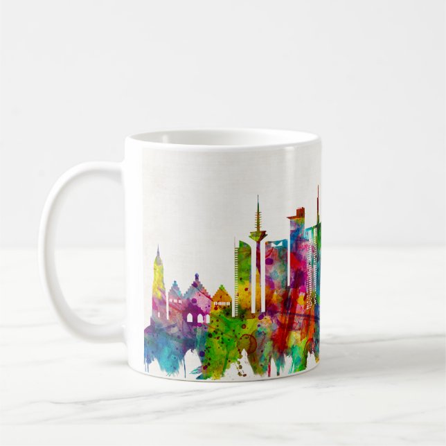 Mug Frankfurt Germany Skyline (Gauche)